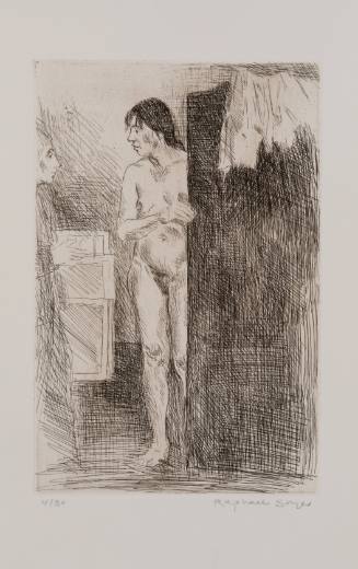 [Nude Model and the Artist in the Studio]