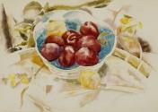 Seven Plums in a Chinese Bowl