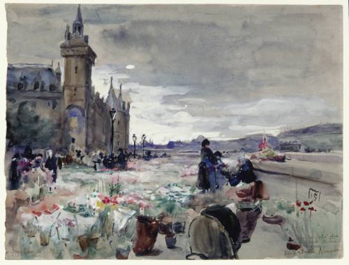 Flower Market at Notre Dame