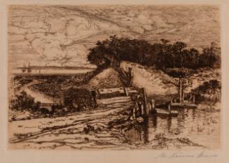 Gardiner's Bay from Fresh Pond, Long Island